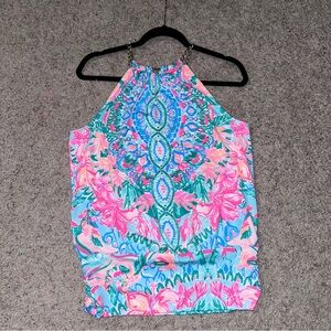 Lilly Pulitzer Bowen Chain Collar Top
